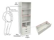Armário Colmeia Mirela M34 100% Mdf (closet Lojas Expositor)