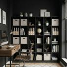 Armário Colmeia Multiuso 30 nichos Colmeia Expositor Nicho Closet Lojas Branco