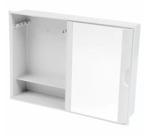Armario com espelho astra porta deslizante branco Armario com espelho astra porta deslizante branco