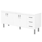 Armário Cozinha 174,2cm Tóquio sem Pia Branco - 541102 - A.J.RORATO