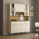 Armário Cozinha Compacta Golden Freijó/soft 8 Portas E 2 Gavetas - Kits Paraná