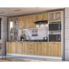 Armário Cozinha Completa Ditália Berlim 8 Pçs CV/BR B2 Cozy