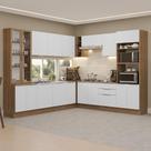 Armário Cozinha Completa Stella Madesa 01 Rustic/branco