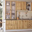 Armário Cozinha Completo Ditália Berlim 4 Pçs CV/BR B15 Cozy