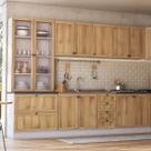 Armário Cozinha Completo Ditália Berlim 7 Pçs CV/BR B11 Cozy