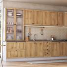 Armário Cozinha Completo Ditália Berlim 7 Pçs Cv/br B11