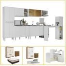 Armário Cozinha Kit Casa Completa Mobiliada 4 ambientes Multimóveis CR60008