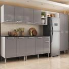 Armário Cozinha Modulada Completa 298cm Pequim Top Multimóveis MP3769