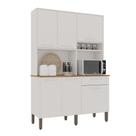 Armário Cozinha New Siena 5 Portas Abrir 1 Porta Basculate 1 Gaveta Salleto