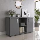Armário Credenza 2 Portas Pivotante Cred