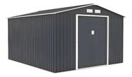 Armario De Aço Casa Container Jardim Exterior 322x277x203cm Cinza