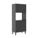 Armário de Aço para Forno 4 Portas Estilo Bertolini