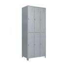 Armário De Aço Roupeiro Guarda Volume 06 Portas Grandes Locker