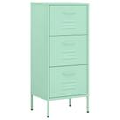 Armario de Almacenamiento vidaXL Acero Verde Menta 35x40x100 cm Armario de Almacenamiento vidaXL Acero Verde Menta 35x40x100 cm