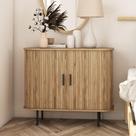 Armário de armazenamento LuxenHome Buffet 35cm com porta deslizante