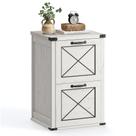 Armário de arquivo VASAGLE Filing 2 gavetas de arquivo Suporte de impressora branco Armário de arquivo VASAGLE Filing 2 gavetas de arquivo Suporte de impressora branco