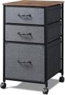 Armário de arquivos móvel DEVAISE Rolling Printer Stand 3 gavetas