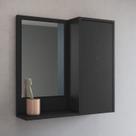 Armário de Banheiro Aéreo 60cm com Espelho e 1 Porta Bologna Art In Móveis