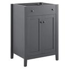 Armário de banheiro Modway Nantucket 24" cinza