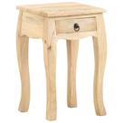 Armário de cama VidaXL Mesa de cabeceira de madeira de manga maciça 28x28x45cm
