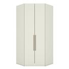 Armário de Canto Closet 2 Portas New Predileto Areia - Henn