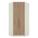 Armário de Canto Closet 2 Portas New Predileto Areia Jequitibá - Henn