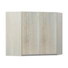 Armário De Canto Diagonal Luciane 2 Portas Lis Legno Crema
