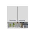 Armário de Cozinha 2 Portas Aéreo com Nicho Modular Compacto Móveis Bonatto