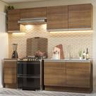 Armário De Cozinha 240Cm Rustic Glamy 10 Rustic Armário De Cozinha 240Cm Rustic Glamy 10 Rustic