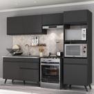 Armário De Cozinha 4 Peças Veneza Preto