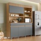 Armário de Cozinha 4 Portas 2 Gavetas 160cm Torre Angular 100% Mdf Realeza Armário de Cozinha 4 Portas 2 Gavetas 160cm Torre Angular 100% Mdf Realeza