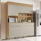 Armário de Cozinha 5 Portas 2 Gavetas Realeza 160cm 100% Mdf