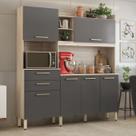 Armario De Cozinha 6 Portas 2 Gavetas Select