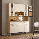 Armário de Cozinha 8 Portas 2 Gavetas Golden Plus Freijo/Soft - SSX Multicoisas