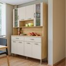 Armário de Cozinha 8 Portas 2 Gavetas