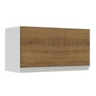 Armário de Cozinha Aéreo 1 Porta Suspensa Branco/Rustic Glamy Madesa Armário de Cozinha Aéreo 1 Porta Suspensa Branco/Rustic Glamy Madesa