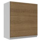 Armário De Cozinha Aéreo 100% MDF 60 cm 1 Porta Branco/Rustic Acordes Madesa Armário De Cozinha Aéreo 100% MDF 60 cm 1 Porta Branco/Rustic Acordes Madesa