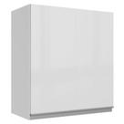 Armário De Cozinha Aéreo 100% MDF 60 cm Porta Branco Brilho Acordes Madesa Armário De Cozinha Aéreo 100% MDF 60 cm Porta Branco Brilho Acordes Madesa