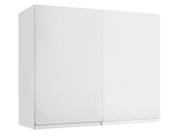 Armário De Cozinha Aéreo 100% MDF 80 cm 2 Portas Branco Brilho Acordes Madesa Armário De Cozinha Aéreo 100% MDF 80 cm 2 Portas Branco Brilho Acordes Madesa