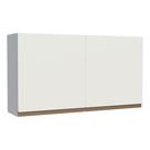 Armário de Cozinha Aéreo 120 cm 2 Portas Branco Reims Madesa