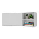 Armário De Cozinha Aéreo 150 Cm 2 Portas Branco