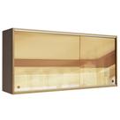 Armário de Cozinha Aéreo 2 Portas de Correr de Vidro Reflex Rustic Emilly Madesa