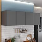 Armário de Cozinha Aéreo 4 Portas Multimóveis MP2156