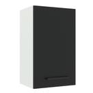 Armário de Cozinha Aéreo 40 cm 1 Porta Branco/Preto Agata Madesa Armário de Cozinha Aéreo 40 cm 1 Porta Branco/Preto Agata Madesa