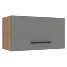 Armário de Cozinha Aéreo 60 cm 1 Porta Basculante Rustic/Cinza Agata Madesa