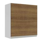 Armário de Cozinha Aéreo 60 cm 1 Porta Branco/Rustic Glamy Madesa Armário de Cozinha Aéreo 60 cm 1 Porta Branco/Rustic Glamy Madesa