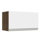 Armário de Cozinha Aéreo 60 cm 1 Porta Rustic/Branco Glamy Madesa