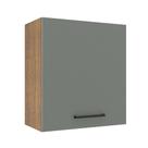 Armário de Cozinha Aéreo 60 cm 1 Porta Rustic/Cinza Agata Madesa