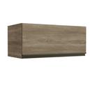Armário de Cozinha Aéreo 70cm 1 Porta Basculante Geladeira G769 Maxxi Nogal Kappesberg