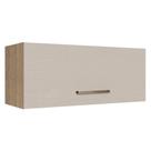 Armário de Cozinha Aéreo 80 cm 1 Porta Basculante Rustic/Crema Agata Madesa